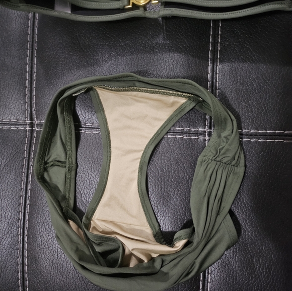 Victoria's Secret Olive Green Bikini Bottom Size Small - Picture 3 of 4